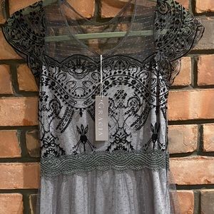 Gracie black lace dress. Size small BNWT